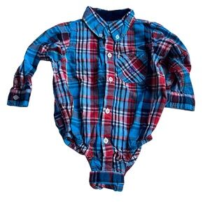 Andy & Evan Plaid Bodysuit